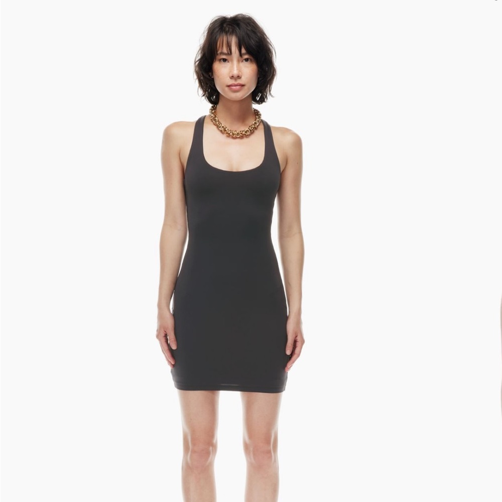 Aritzia ribbed bodycon mini dress